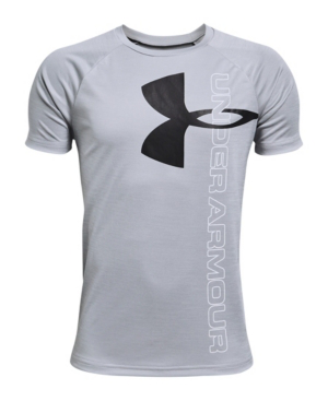 Under Armour Boys Tech Split Logo Hybrid Short-Sleeve T-Shirt Under Armour Boys Tech Split Logo Hybrid Short-Sleeve T-Shirt